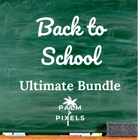 Back to School ULTIMATE SVG + PNG Bundle – 16 Designs for Teachers & Students