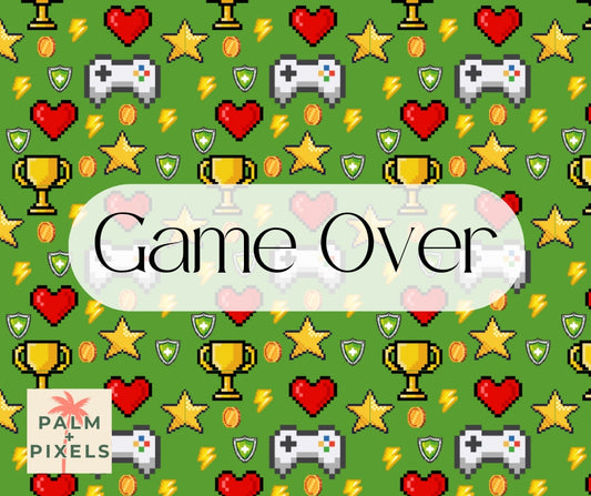 Game Over - Seamless File - SVG PNG JPEG